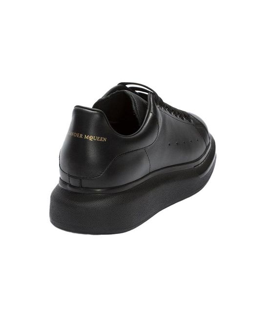 McQueen Black Oversized Sneaker 'Pure' for men