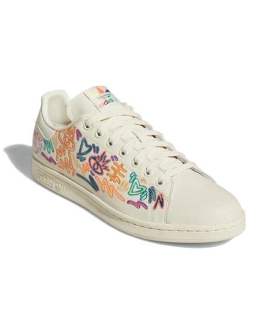 Adidas White Kris Andrew Small X Stan Smith 'Pride' for men