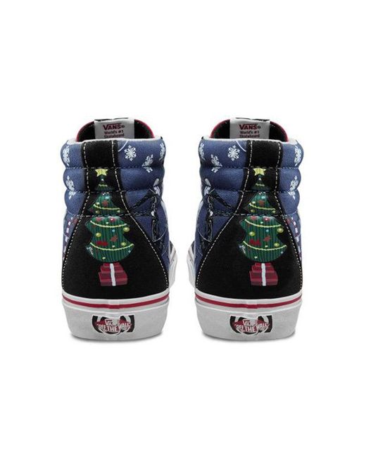 Vans Blue The Nightmare Before Christmas X Sk8-Hi 'Christmastown' for men