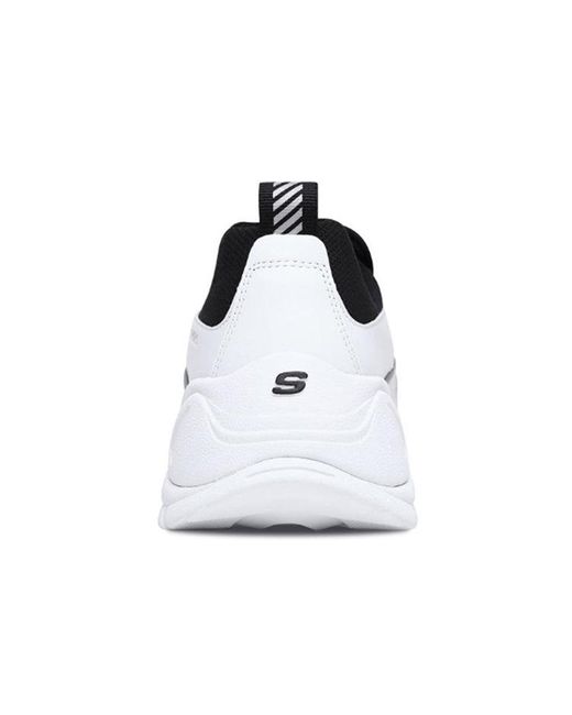Skechers White (Wmns) Kozmiks Low-Top Running Shoes