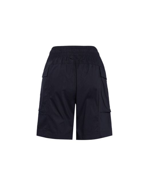 Nike Blue Sports Shorts Elastic Waist Breathable Fitness Workout Sportswear for men