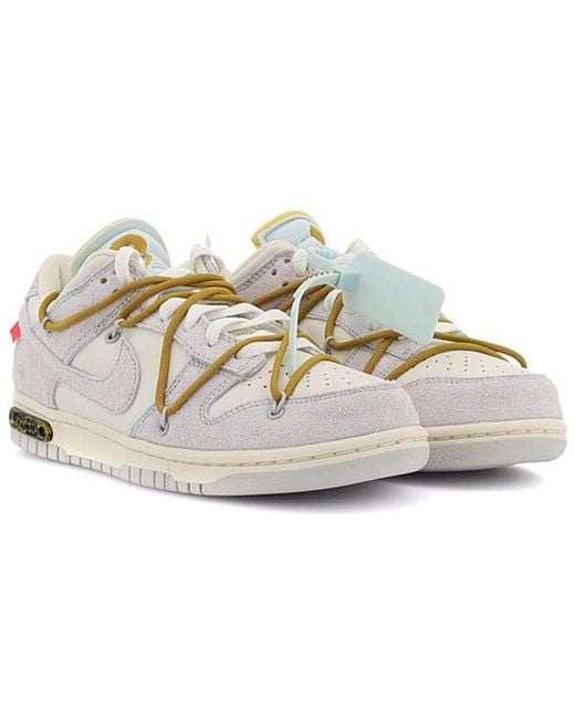 Nike White X Off- Dunk Low 'Lot 37 Of 50' for men
