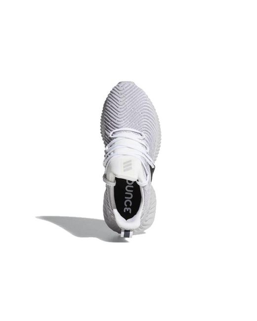 Adidas Gray Alphabounce Instinct 'cloud White'