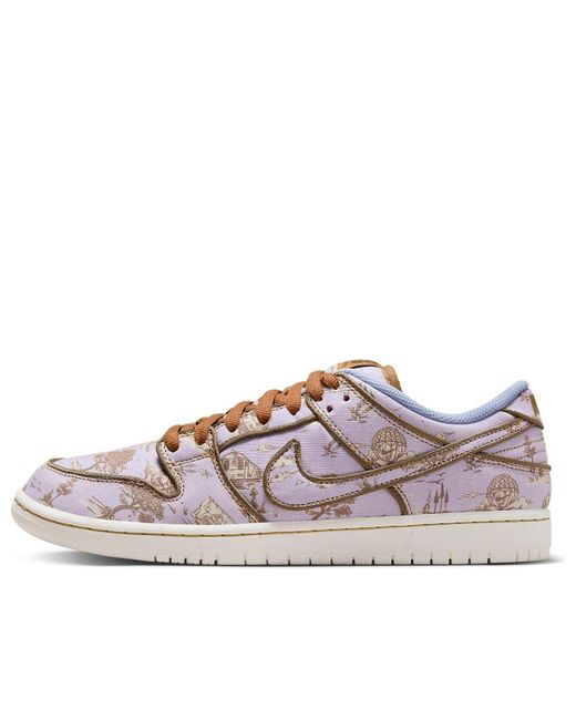 Nike Gray Sb Dunk Low Premium 'Pastoral Print' for men