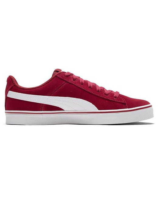 PUMA Red Vulc Retro Casual Sneakers Saffron for men