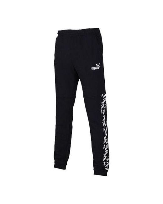 PUMA Black Amplified Track Pants for men