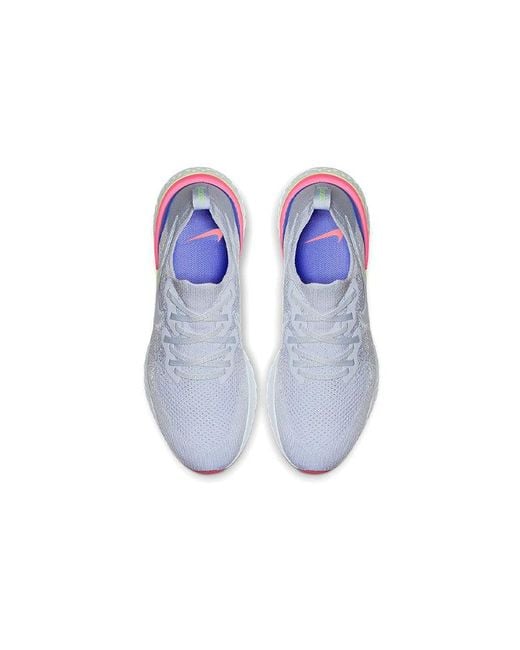 Nike Epic React Flyknit 2 Running Shoe Blue