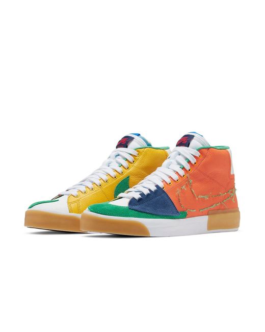 Nike Blue Zoom Blazer Mid Edge Sb 'Multi-Color' for men
