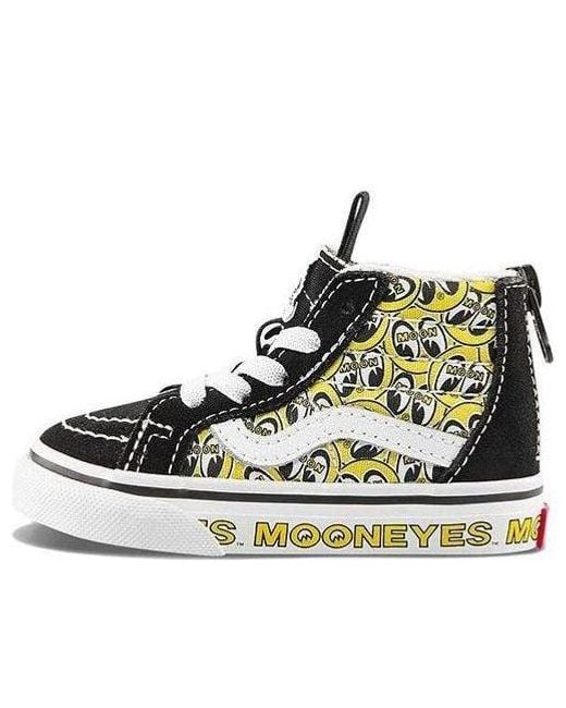 Vans Black Mooneyes X Sk8-Hi Zip for men
