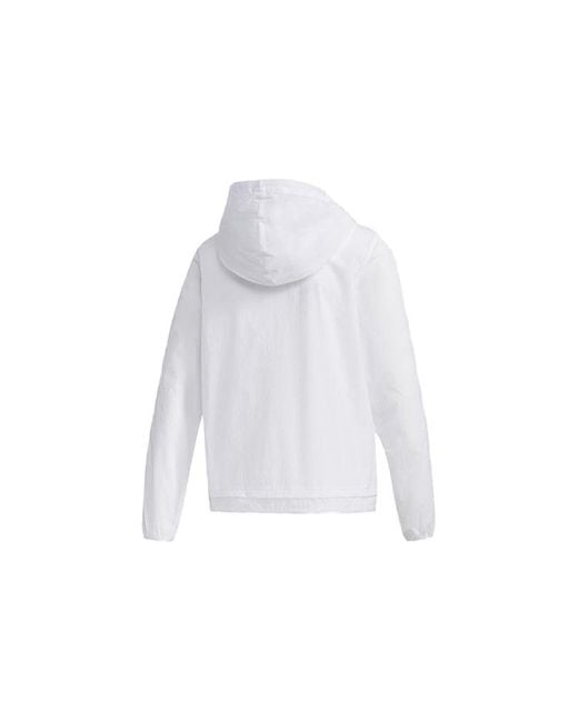Adidas Gray (Wmns) Three Stripes Printing Hooded Jacket