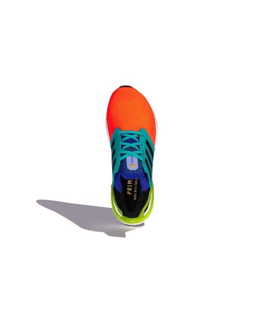 Adidas Ultraboost 20 Shoes Blue/green/orange for men