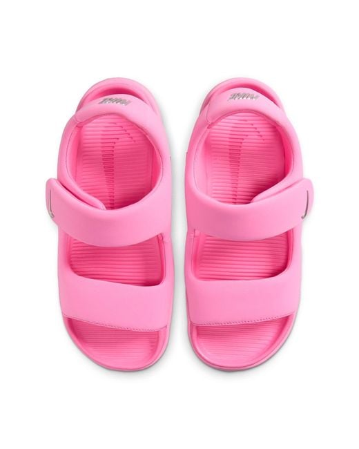 Nike Pink (Wmns) Calm Sandals 'Hyper'