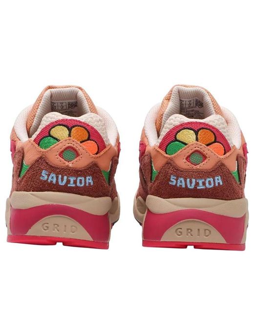 Saucony Red X Jae Tips Grid Shadow 2 'What's The Occasion? Wear To The Party' for men