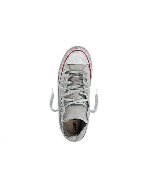 Converse Gray Chuck Taylor All Star Canvas Smoke High Top for men