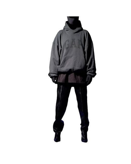 Yeezy Gap Blue Engineered By Balenciaga Ss22 Dove Hoodie 'Dark' for men