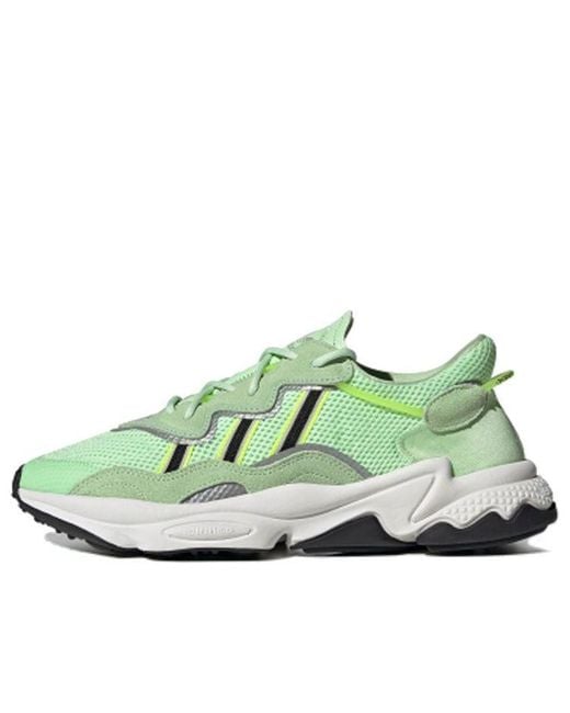 Adidas Green Ozweego 'Glow' for men