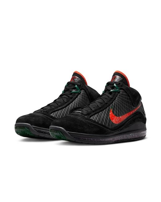 Nike Black X Florida A&M University Lebron 7 Retro 'Rattlers' for men