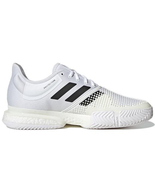 Adidas White Solecourt Primeblue for men