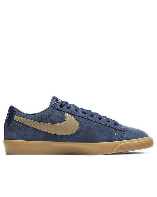 Nike Blue Blazer Low Sb Gum' for men