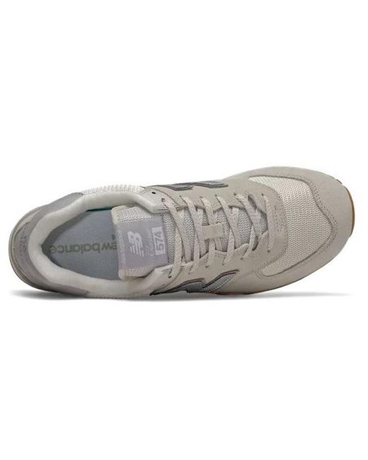 New Balance White 574 Series D Wide for men