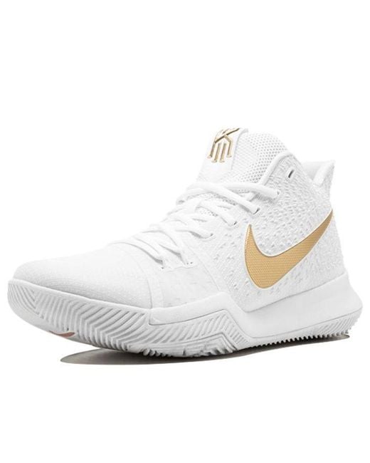 Nike White Kyrie 3 'Finals' for men