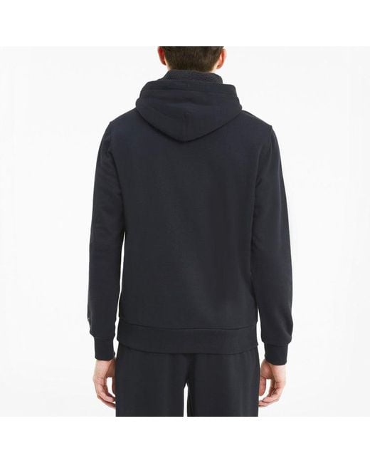 PUMA Blue Tfs Winterized Pullover Hoodie for men