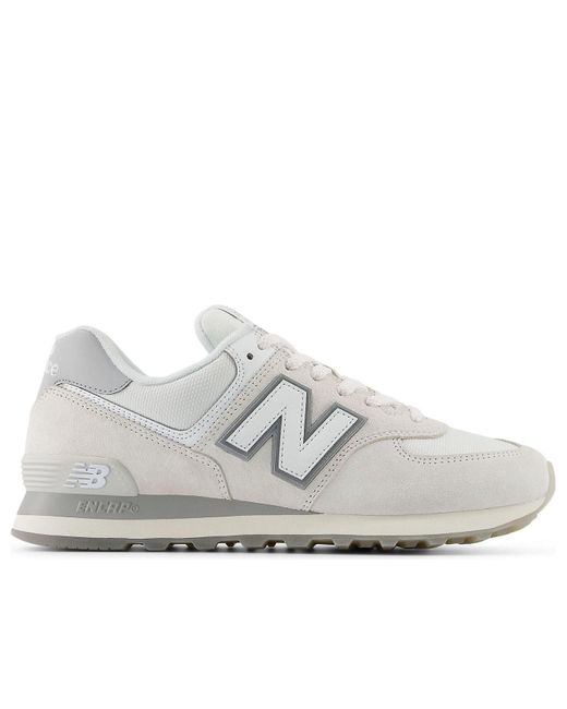 New Balance White 574 'Reflection' for men