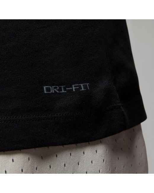 Nike Black Dri-Fit Sport Graphic T-Shirts for men