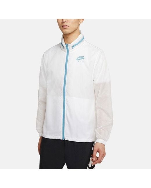 Nike Blue Sportswear Full-Length Zipper Cardigan Jacket for men