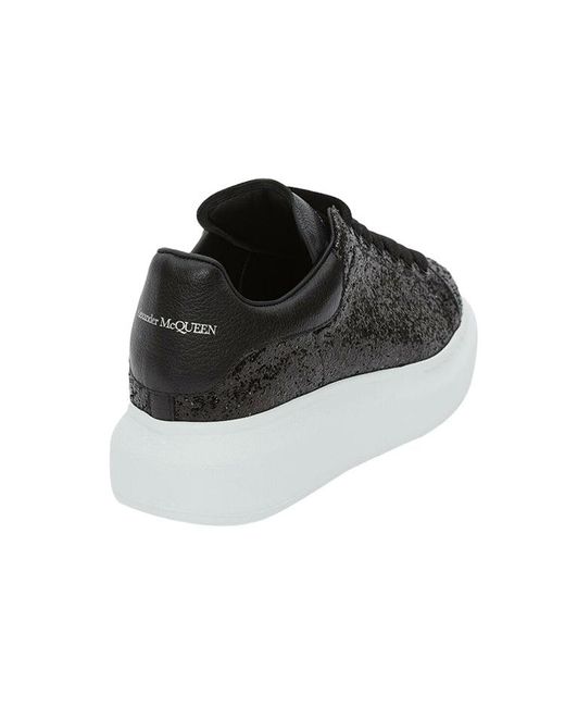 McQueen Black (Wmns) Oversized Sneaker Glitter
