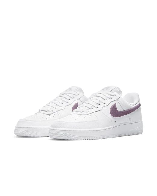 Nike White (Wmns) Air Force 1 Low 'Glitter Swoosh