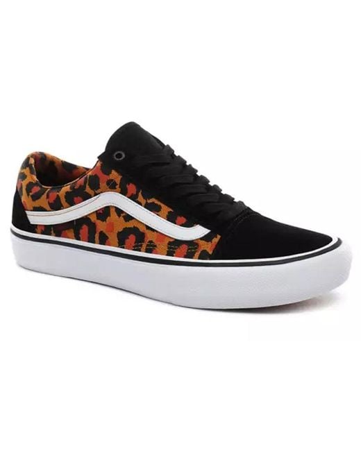 Vans Brown Old Skool Pro 'Leopard' for men