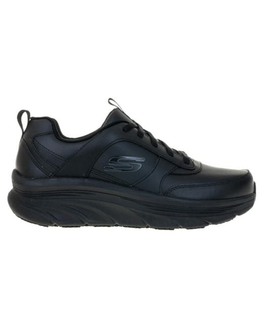 Skechers Black D'Lux Walker Sr Shoes 'Core' for men