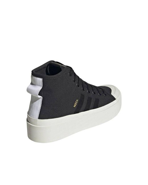 Adidas Blue (Wmns) Nizza Bonega Mid Shoes