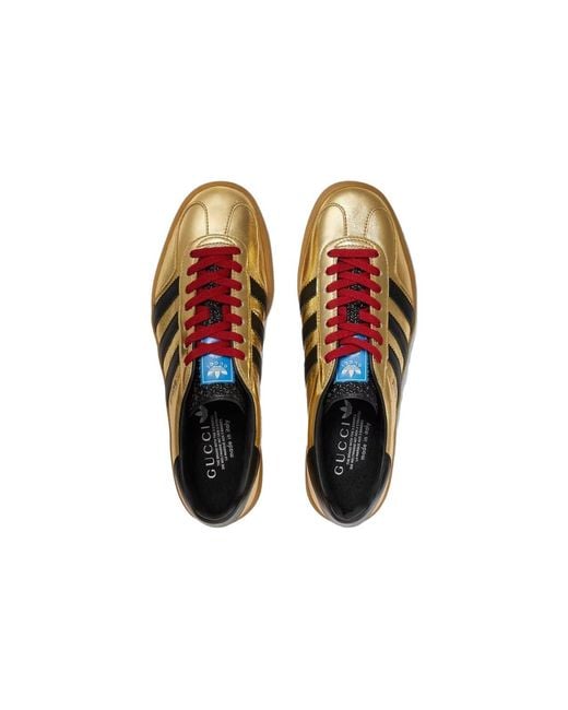 Gucci Brown Adidas X Gazelle 'Metallic' for men