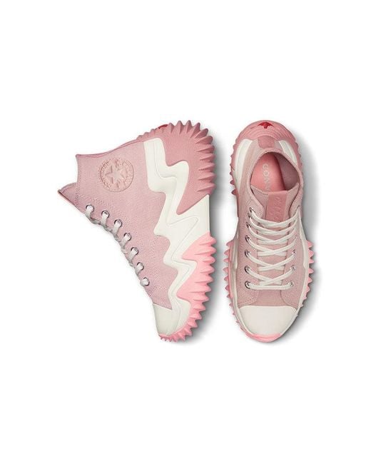 Converse Pink Run Star Motion Platform High 'Stone Mauve' for men