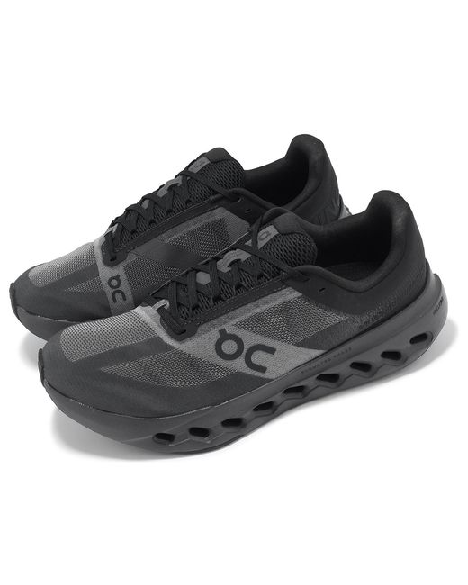 On Shoes Black Cloudsurfer Iron' for men