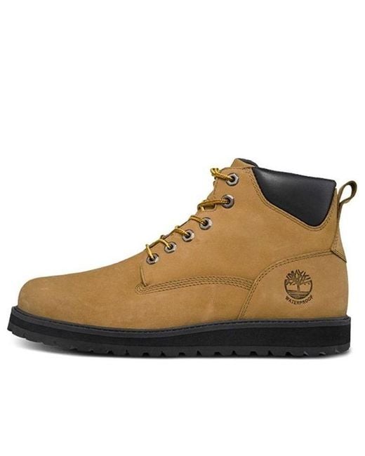 Timberland Brown Richmond Ridge 6-Inch Waterproof Boots 'Wheat' for men