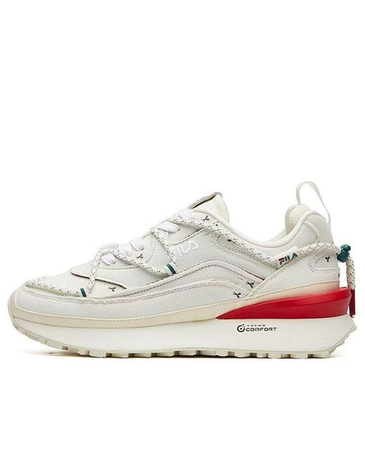 Fila White (Wmns) Fila Jogger Dx Xmas Low Chunky Sneakers Gs