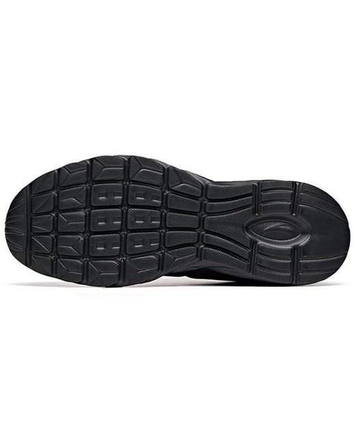 Anta Black Running Series Sneakers Leather for men