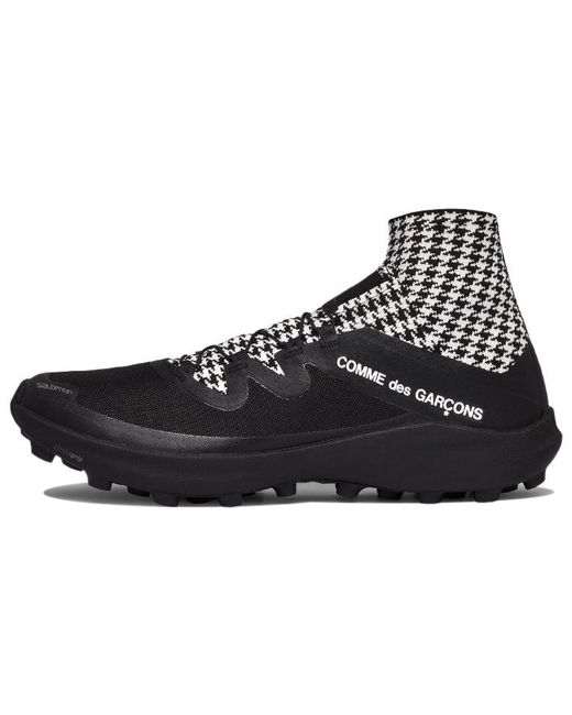 Salomon Black Comme Des Garcons X Cross Whote' for men