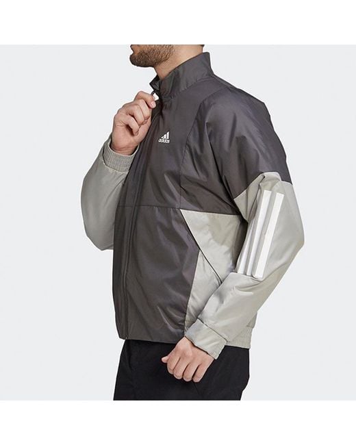Adidas Gray Bts Light Jack Windbreak Jacket for men
