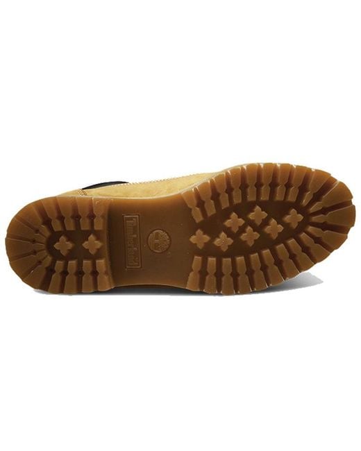 Timberland Brown Classic Oxford Waterproof Wide 'Wheat' for men