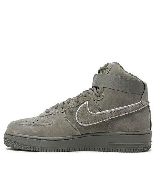 Nike Air Force 1 High 'dark Stucco' in Gray for Men | Lyst