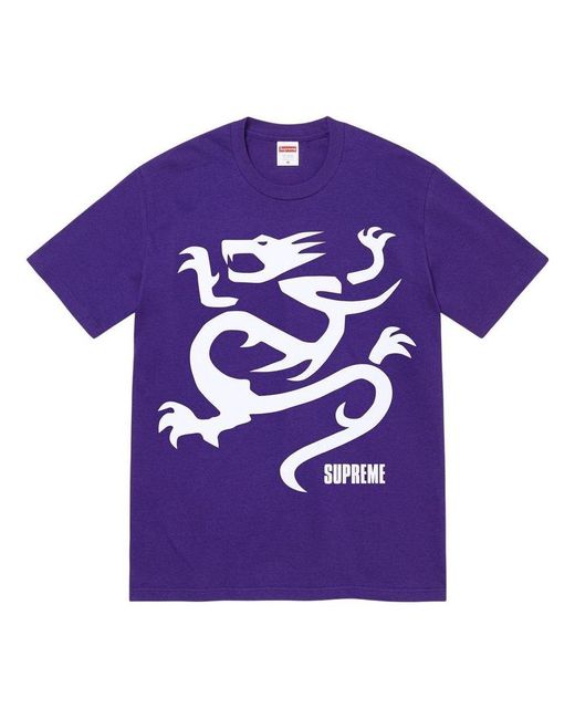 Supreme Purple Mobb Deep Dragon T-Shirt for men