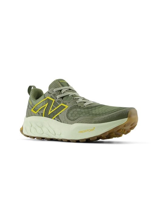 New Balance Green Fresh Foam X Hierro V8 Shoes for men