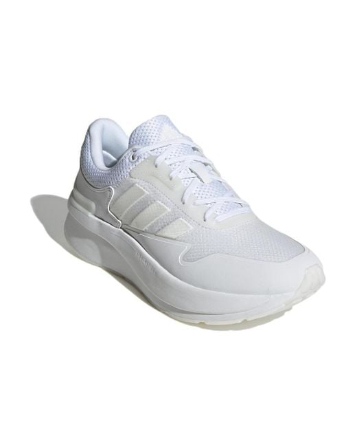 Adidas White Znchill Lightmotion+ Shoes 'Cloud' for men