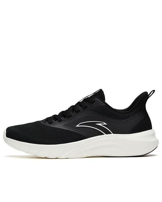Anta Black Running Series Low 'Slip-Resistant Durable' for men