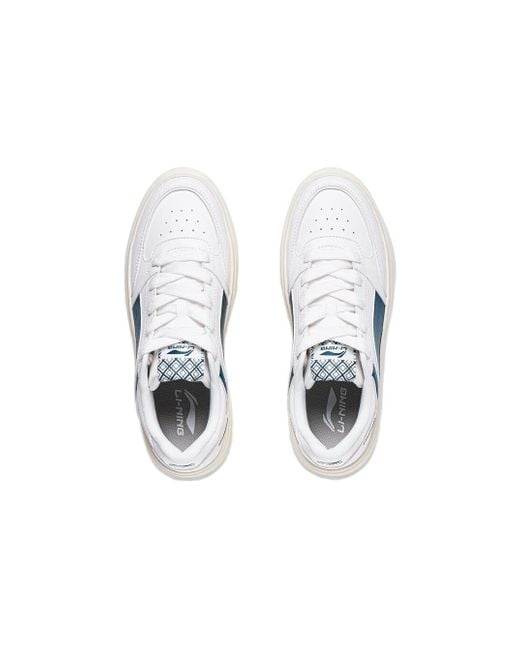 Li-ning Blue Casual Lifestyle Skate Shoes for men