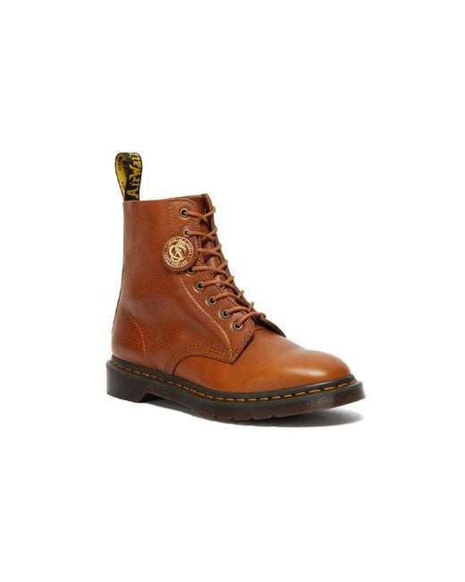 Dr. Martens Brown 1460 Pascal Leather Ankle Boots
